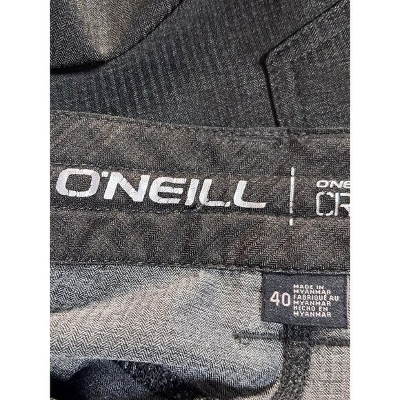 ONeill Mens Black Crossover Hybrid Cargo Shorts Size 40 Polyester/Elastane Light - Picture 3 of 13